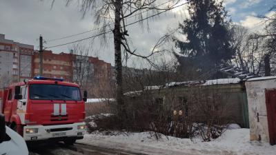 В Рязани произошёл пожар на 2-м Осеннем переулке